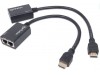 Extensor de HDMI por Cat5e/Cat6, hasta 30 m, cables HDMI incluidos 